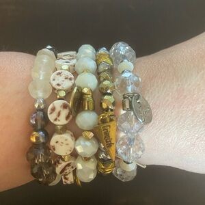 Set of 5 Erimish stackable bracelets